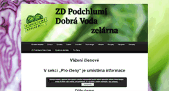 Desktop Screenshot of dobrovodskezeli.cz